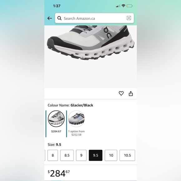 Sold - On - Woman’s Cloudvista Sneakers. - Picture 5 of 5